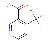 4-(TRIFLUOROMETHYL)NICOTINAMIDE (CAS: 158062-71-6) - Chemical Structure and Molecular Formula 