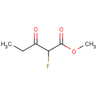 METHYL 2-FLUORO-3-OXOPENTANOATE (CAS: 180287-02-9) - Chemical Structure and Molecular Formula 