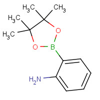 2-Aminophenylboronic acid pinacol ester (CAS: 191171-55-8) - Chemical Structure and Molecular Formula 