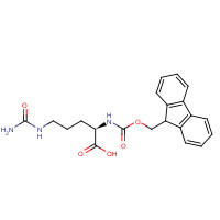 FMOC-D-CIT-OH (CAS: 200344-33-8) - Chemical Structure and Molecular Formula 