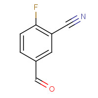 2-FLUORO-5-FORMYLBENZONITRILE (CAS: 218301-22-5) - Chemical Structure and Molecular Formula 