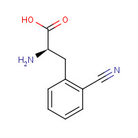 D-2-Cyanophenylalanine (CAS: 263396-41-4) - Chemical Structure and Molecular Formula 