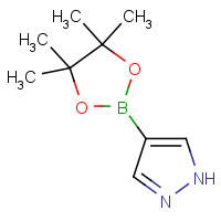 Pyrazole-4-boronic acid pinacol ester (CAS: 269410-08-4) - Chemical Structure and Molecular Formula 