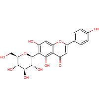 ISOVITEXIN (CAS: 38953-85-4) - Chemical Structure and Molecular Formula 