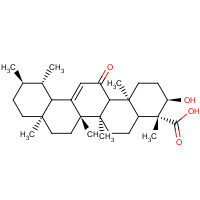 11-KETO-BETA-BOSWELLIC ACID (CAS: 17019-92-0) - Chemical Structure and Molecular Formula 