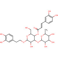 Verbascoside chemical structure Verbascoside (CAS: 61276-17-3) - Chemical Structure and Molecular Formula