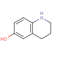 1,2,3,4-TETRAHYDROQUINOLIN-6-OL (CAS: 3373-00-0) - Chemical Structure and Molecular Formula 