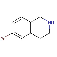 6-bromo-1,2,3,4-tetrahydroisoquinoline (CAS: 226942-29-6) - Chemical Structure and Molecular Formula 