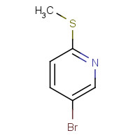 5-BROMO-2-METHYLSULFANYL-PYRIDINE (CAS: 51933-78-9) - Chemical Structure and Molecular Formula 
