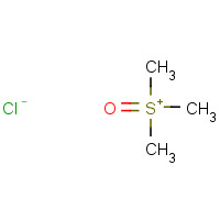 TRIMETHYLSULFOXONIUM CHLORIDE (CAS: 5034-06-0) - Chemical Structure and Molecular Formula 