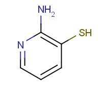 3-Pyridinethiol,2-amino-(9CI) (CAS: 110402-20-5) - Chemical Structure and Molecular Formula 