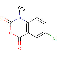6-chloro-1-methyl-2H-3,1-benzoxazine-2,4(1H)-dione (CAS: 14529-12-5) - Chemical Structure and Molecular Formula 