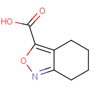 2,1-Benzisoxazole-3-carboxylic acid,4,5,6,7-tetrahydro- (CAS: 261350-47-4) - Chemical Structure and Molecular Formula 