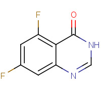 5,7-DIFLUOROQUINAZOLIN-4(3H)-ONE (CAS: 379228-58-7) - Chemical Structure and Molecular Formula 