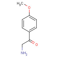 2-Amino-4'-methoxyacetophenone (CAS: 40513-43-7) - Chemical Structure and Molecular Formula 