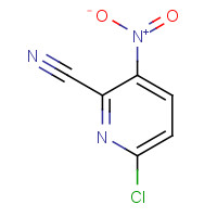 6-CHLORO-2-CYANO-3-NITROPYRIDINE (CAS: 93683-65-9) - Chemical Structure and Molecular Formula 