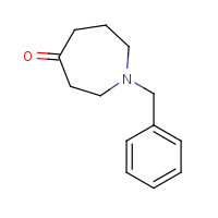 1-BENZYL-HEXAHYDRO-4H-AZEPIN-4-ONE (CAS: 1208-75-9) - Chemical Structure and Molecular Formula 