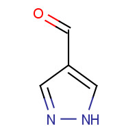 1H-Pyrazole-4-carboxaldehyde (CAS: 35344-95-7) - Chemical Structure and Molecular Formula 