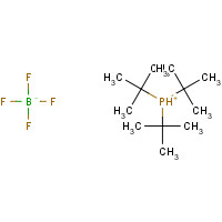 Tri-tert-butylphosphine tetrafluoroborate (CAS: 131274-22-1) - Chemical Structure and Molecular Formula 