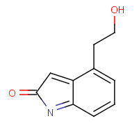 1,3-Dihydro-4-(2-hydroxyethyl)-2H-indole-2-one (CAS: 139122-19-3) - Chemical Structure and Molecular Formula 