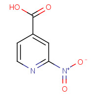 2-Nitropyridine-4-carboxylic acid (CAS: 33225-74-0) - Chemical Structure and Molecular Formula 