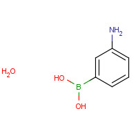 3-Aminophenylboronic acid monohydrate (CAS: 206658-89-1) - Chemical Structure and Molecular Formula 