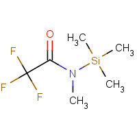 N-Methyl-N-(trimethylsilyl)trifluoroacetamide (CAS: 24589-78-4) - Chemical Structure and Molecular Formula 