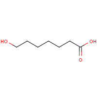 7-HYDROXYHEPTANOIC ACID (CAS: 3710-42-7) - Chemical Structure and Molecular Formula 