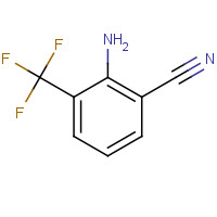 2-Amino-3-trifluoromethylbenzonitrile (CAS: 58458-14-3) - Chemical Structure and Molecular Formula 