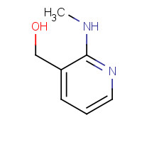 2-(Methylamino)pyridine-3-methanol (CAS: 32399-12-5) - Chemical Structure and Molecular Formula 