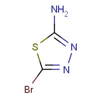 2-AMINO-5-BROMO-[1,3,4]THIADIAZOLE (CAS: 37566-39-5) - Chemical Structure and Molecular Formula 