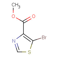 METHYL 5-BROMO-1,3-THIAZOLE-4-CARBOXYLATE 97 (CAS: 913836-22-3) - Chemical Structure and Molecular Formula 
