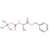 BOC-ALA-OBZL (CAS: 51814-54-1) - Chemical Structure and Molecular Formula 