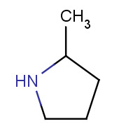 (S)-2-Methyl-pyrrolidine (CAS: 59335-84-1) - Chemical Structure and Molecular Formula 