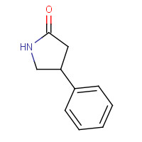 4-Phenyl-2-pyrrolidinone (CAS: 1198-97-6) - Chemical Structure and Molecular Formula 