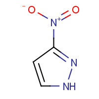 3-Nitro-1H-pyrazole (CAS: 26621-44-3) - Chemical Structure and Molecular Formula 