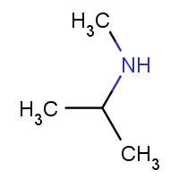 N-Isopropylmethylamine (CAS: 4747-21-1) - Chemical Structure and Molecular Formula 