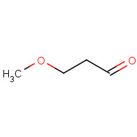3-METHOXY-PROPIONALDEHYDE (CAS: 2806-84-0) - Chemical Structure and Molecular Formula 
