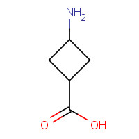 TRANS-3-AMINOCYCLOBUTANECARBOXYLIC ACID (CAS: 74307-75-8) - Chemical Structure and Molecular Formula 
