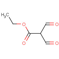 Propanoicacid,2-formyl-3-oxo-,ethylester (CAS: 80370-42-9) - Chemical Structure and Molecular Formula 