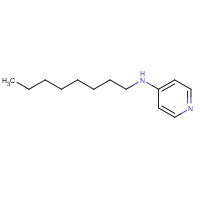 N-octylpyridin-4-amine (CAS: 64690-19-3) - Chemical Structure and Molecular Formula 