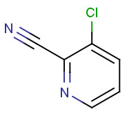 2-Cyano-3-chloropyridine (CAS: 38180-46-0) - Chemical Structure and Molecular Formula 