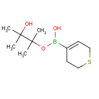 3,6-Dihydro-2H-thiopyran-4-ylboronic acid pinacol ester (CAS: 862129-81-5) - Chemical Structure and Molecular Formula 
