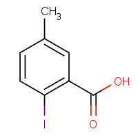 2-IODO-5-METHYLBENZOIC ACID (CAS: 52548-14-8) - Chemical Structure and Molecular Formula 