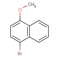 1-bromo-4-methoxy-naphthalene (CAS: 5467-58-3) - Chemical Structure and Molecular Formula 