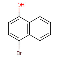 4-BROMO-L-NAPHTHOL (CAS: 571-57-3) - Chemical Structure and Molecular Formula 