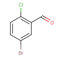 5-BROMO-2-CHLOROBENZALDEHYDE (CAS: 189628-37-3) - Chemical Structure and Molecular Formula 