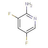 2-Amino-3,5-difluoropyridine (CAS: 732306-31-9) - Chemical Structure and Molecular Formula 