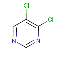 4,5-DICHLOROPYRIMIDINE (CAS: 6554-61-6) - Chemical Structure and Molecular Formula 