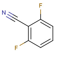 2,6-Difluorobenzonitrile (CAS: 1897-52-5) - Chemical Structure and Molecular Formula 